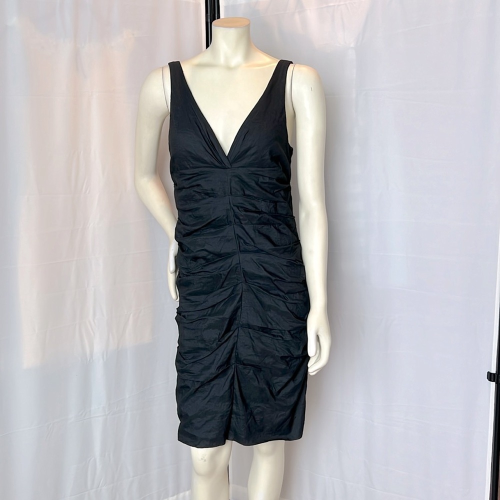 Nicole Miller Ruched Cocktail Dress